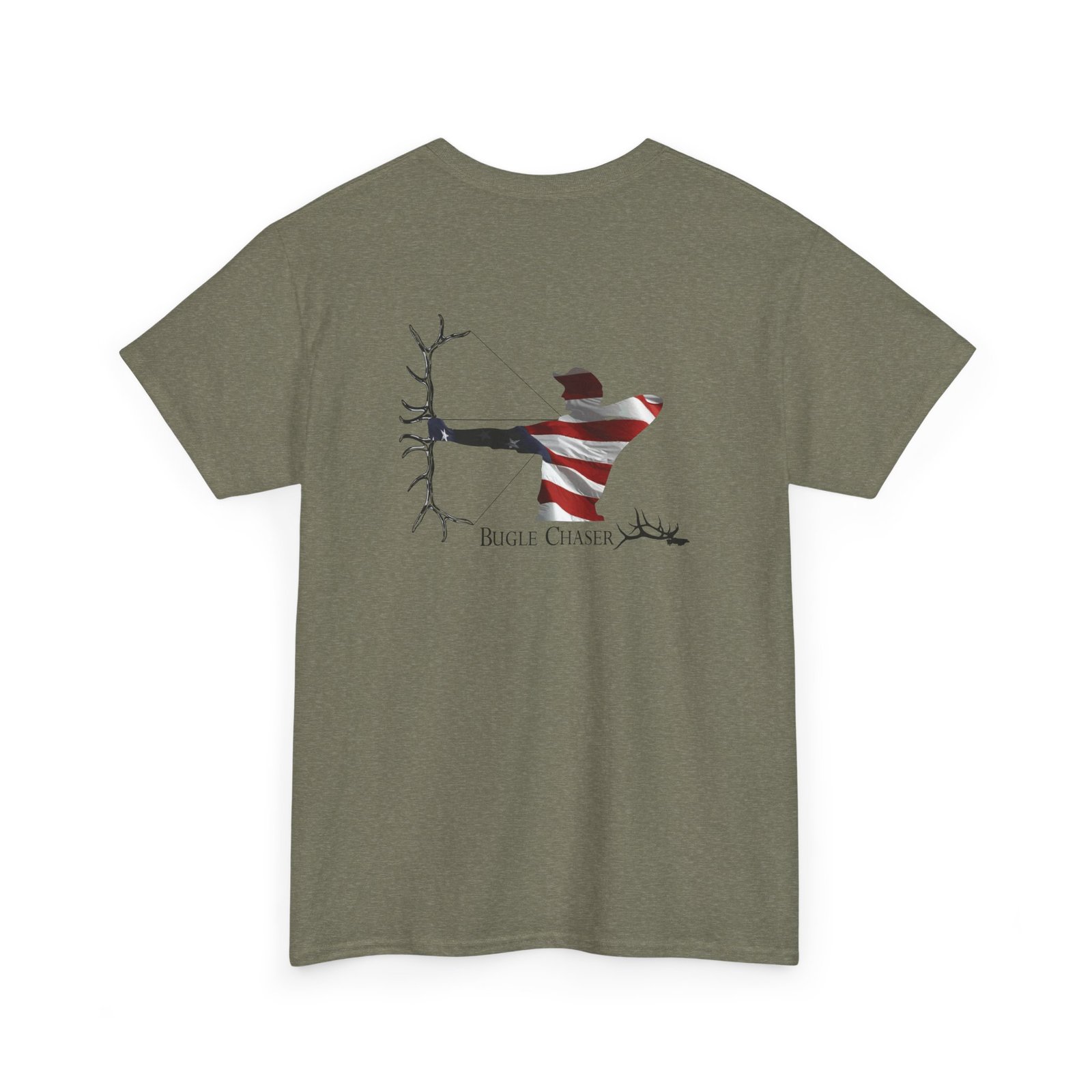 American Flag Archer Hunting T-Shirt — The Chase Tee - Image 20