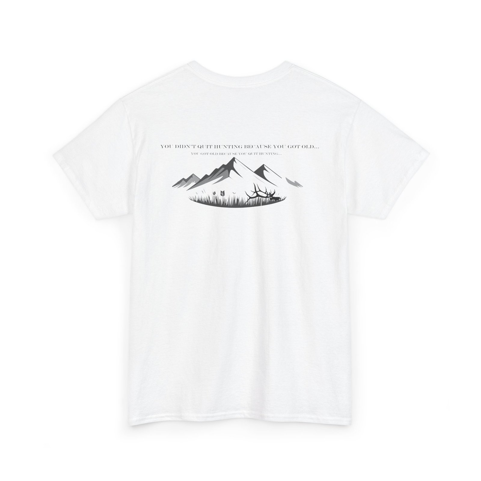 Mountain Sketch Tee — Old Man Sh!t T-Shirt - Image 4