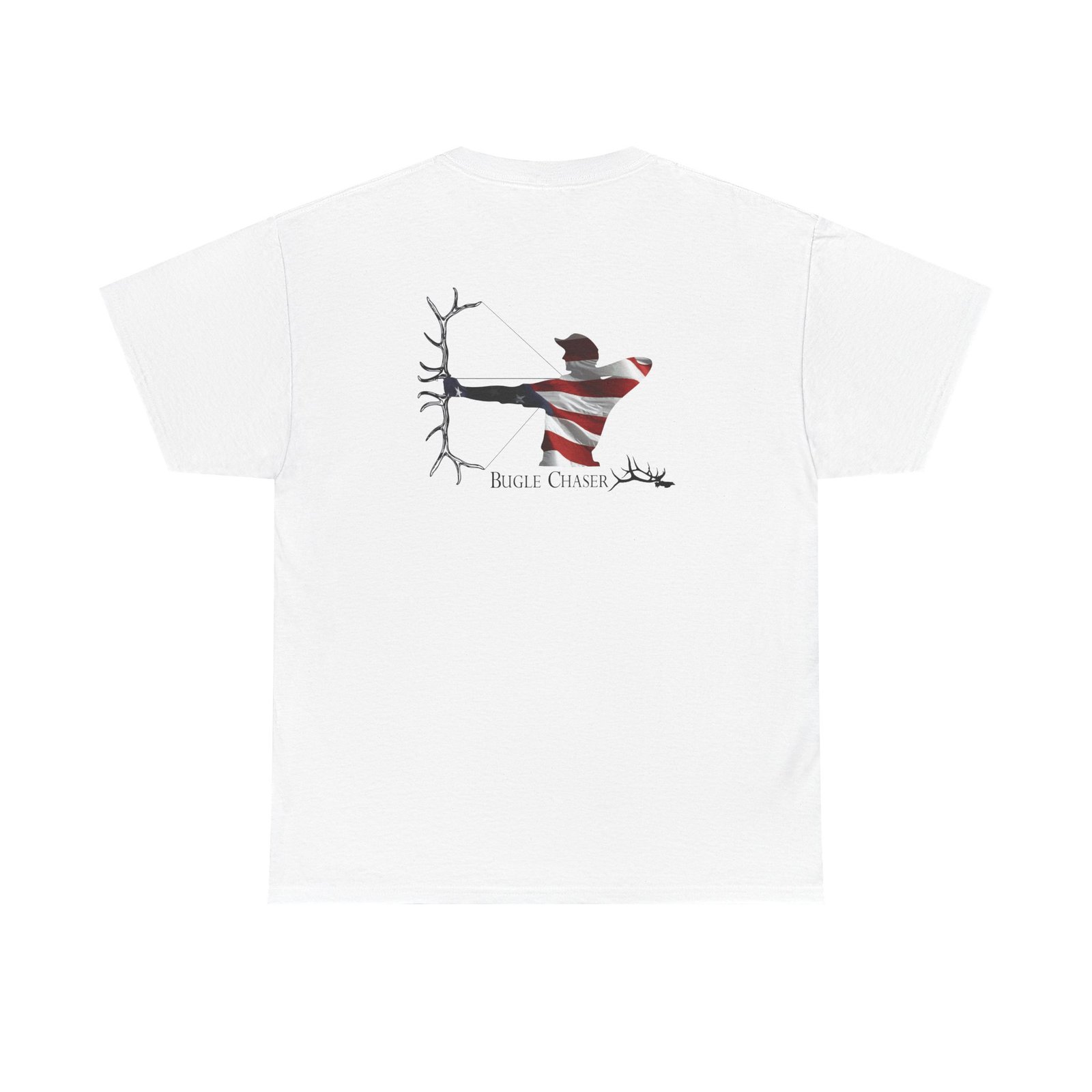 American Flag Archer Hunting T-Shirt — The Chase Tee - Image 2