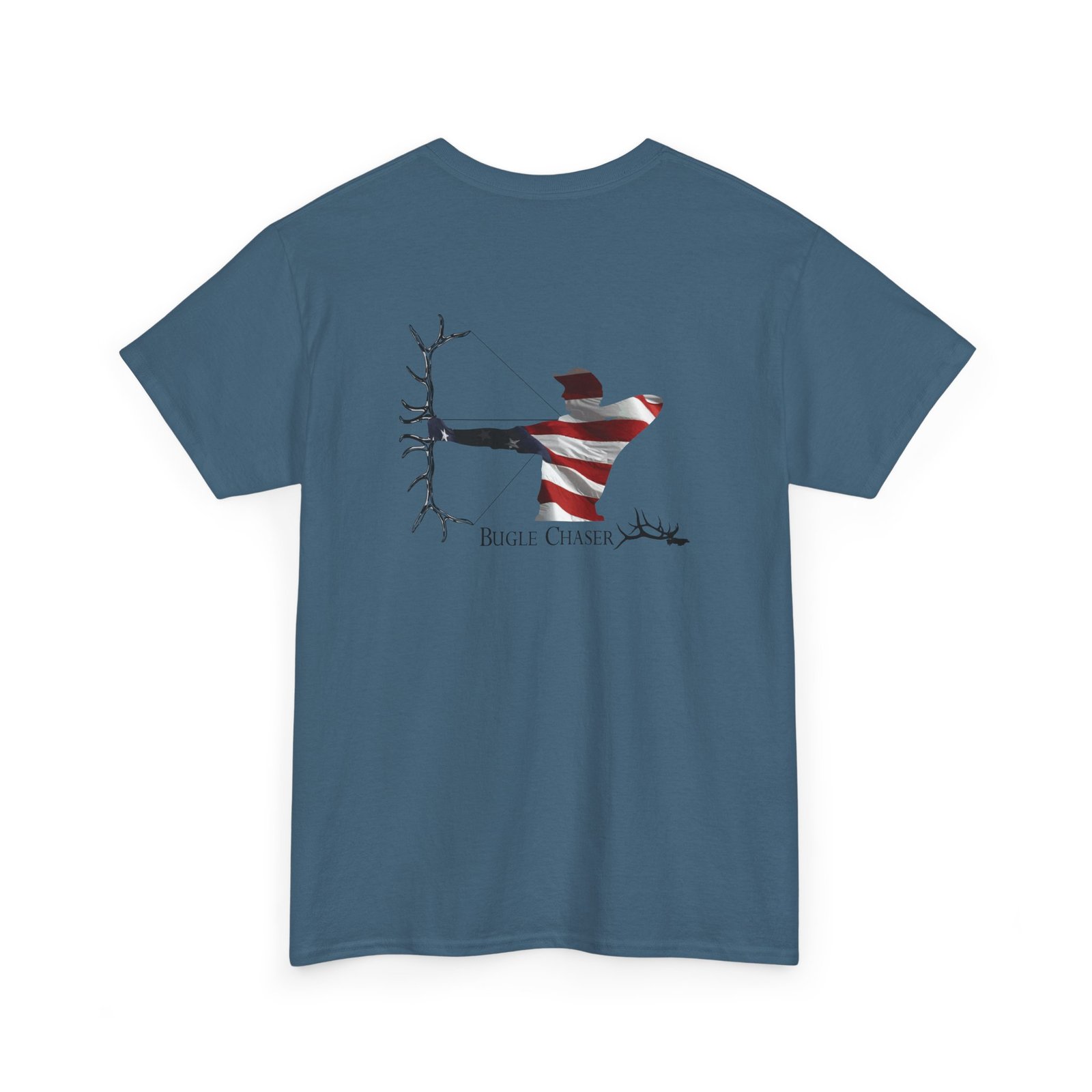 American Flag Archer Hunting T-Shirt — The Chase Tee - Image 32
